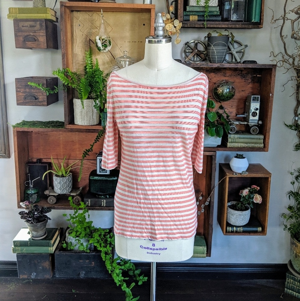 BDG Red Striped Tee